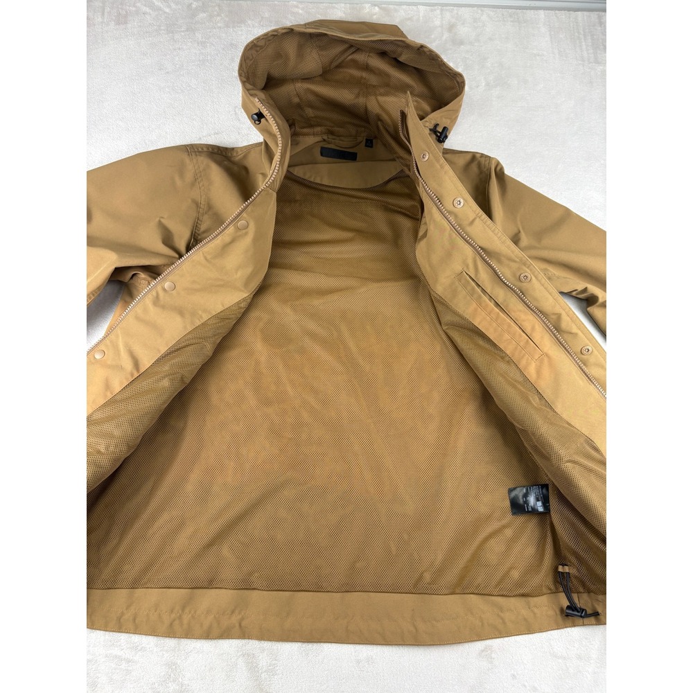 Uniqlo Mens Mountain Parka Hooded Jacket Tan Brown Size M Mesh Lined 425032 - Picture 6 of 9
